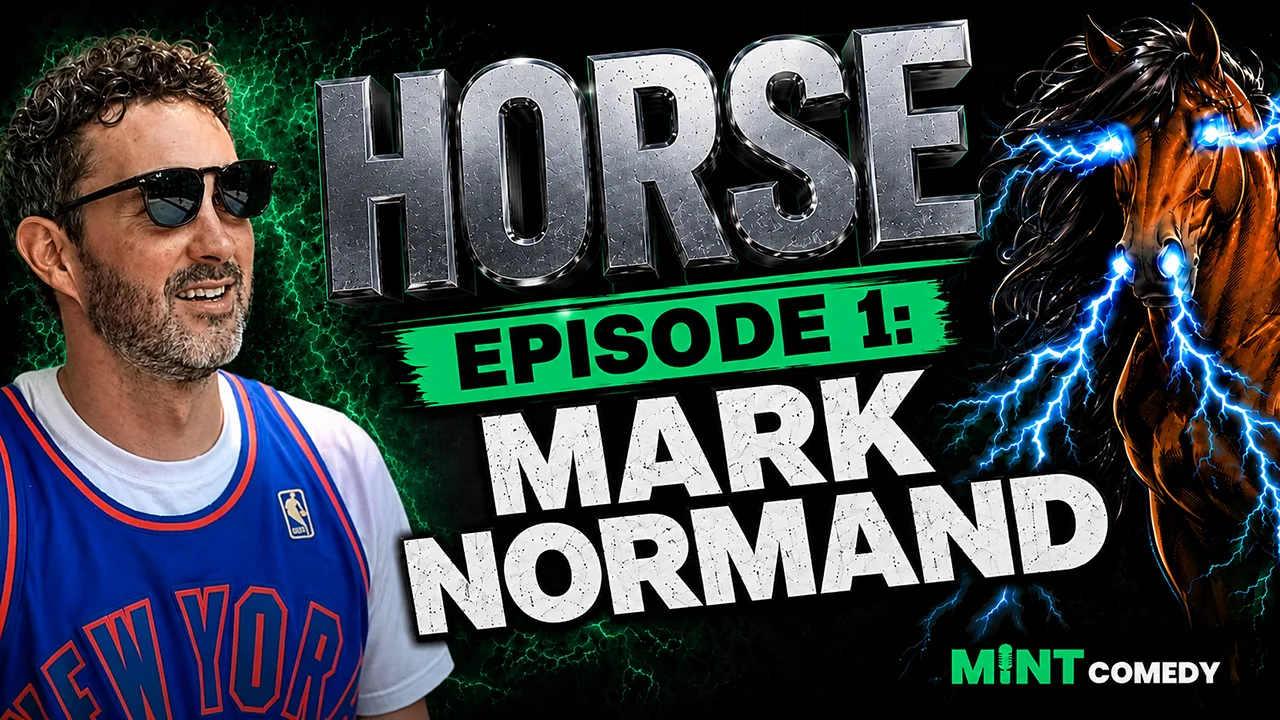 Mark Normand plays HORSE against Mint Comedy CEO Brandon Henderson on the West 4th St. basketball court in Episode 1